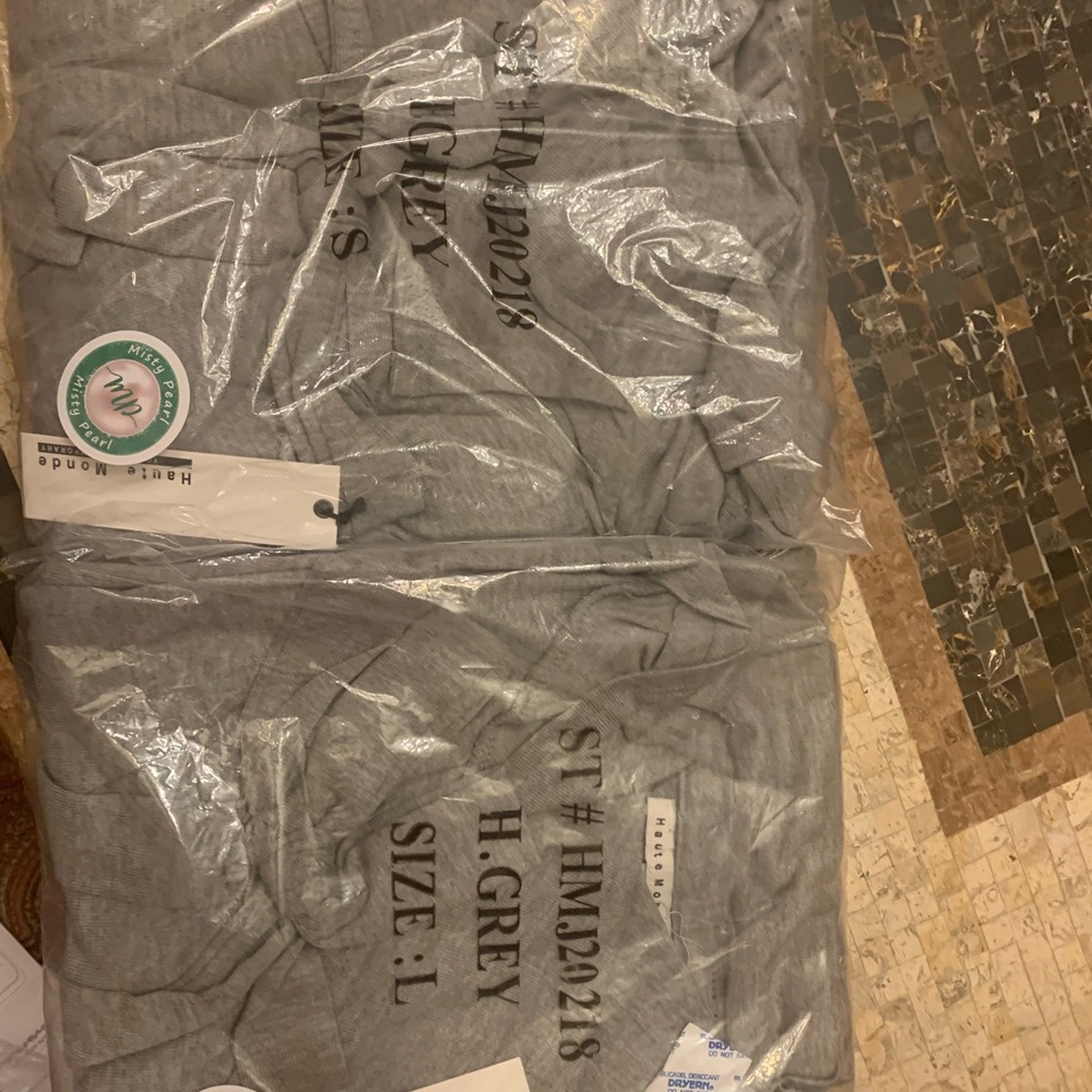 LAST CHANCE Grey Hacci Open Long Line Vest NWT - Picture 6 of 7